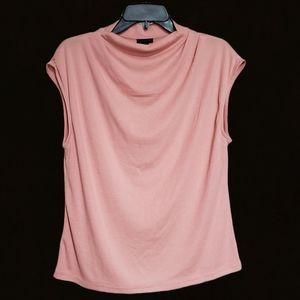 Ann Taylor size large sleeveless top light dusty rose color